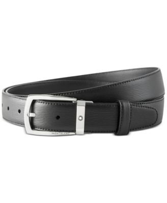 Montblanc - Men's Westside Trapeze Buckle Leather Belt