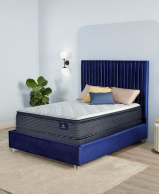 Serta - Serene Sky 12" Plush Pillow Top Mattress- Twin