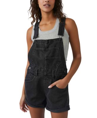 Free People - Women's Ziggy Cotton Adjustable-Straps Shortalls
