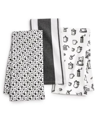 The Cellar - Core 3-Pc. Cotton Coffee Towels Set