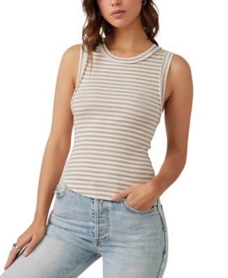 Free People - Women's Kate Tee Ribbed Tank Top