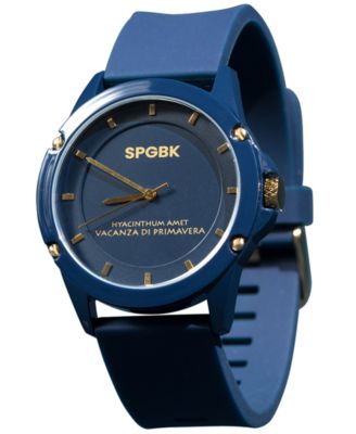 SPGBK Watches - Unisex Smith Blue Silicone Strap Watch 44mm