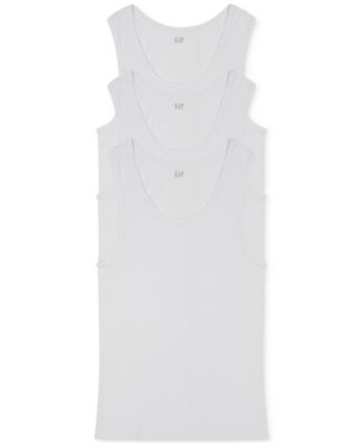 GAP - Men's 3-Pk. Cotton Ribbed Tank Tops