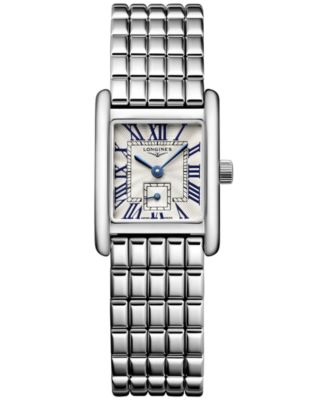 Longines - Women's Swiss Mini DolceVita Stainless Steel Bracelet Watch 22x29mm