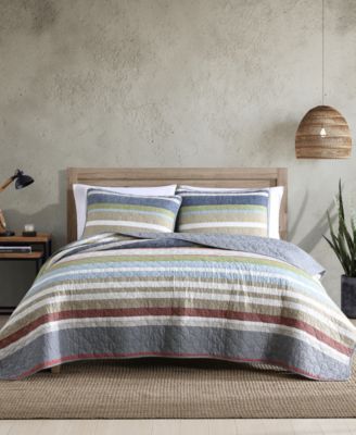 Eddie Bauer - Salmon Ladder Stripe Quilt Set