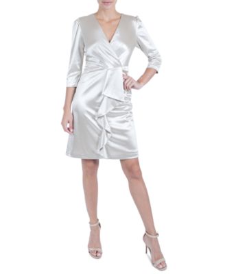 julia jordan - Women's Ruffled 3/4-Sleeve Dress