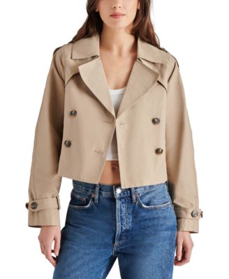Steve Madden - Women's Sirius Khaki Cropped Jacket