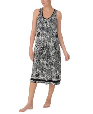Ellen Tracy - Women's Printed Sleeveless Nightgown