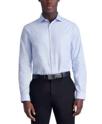 KARL LAGERFELD PARIS - Men's Slim-Fit Diamond Woven Shirt