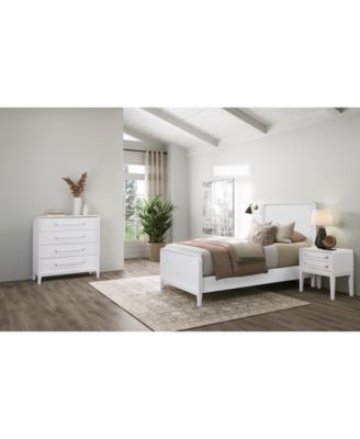 Furniture - Assemblage 3pc Bedroom Set (Twin Bed, Small Chest & Nightstand)