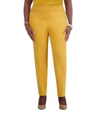 Kasper - Women's Pull-On Straight-Leg Pants