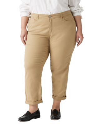Levi's - Trendy Plus Size Mid-Rise Boyfriend Jeans