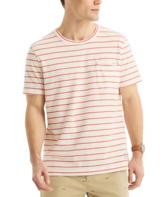 Nautica - Men's Classic-Fit Stripe Pocket T-Shirt