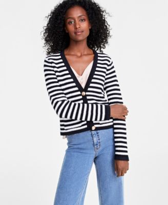 On 34th - Women's V-Neck Patch-Pocket Cardigan