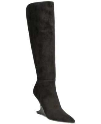 AAJ By Aminah - Women's Indigo Tall Dress Boots