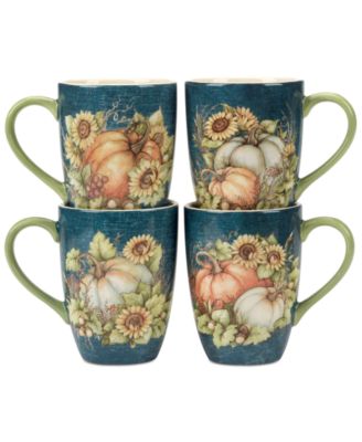 Certified International - Autumn Breeze Mugs, Set of 4