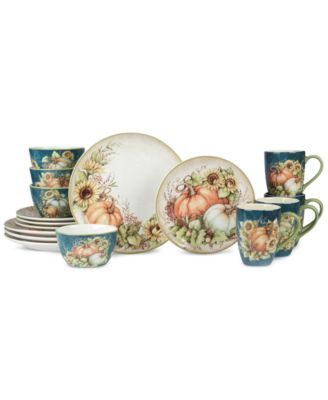 Certified International - Autumn Breeze 16 Pc. Dinnerware Set, Service for 4