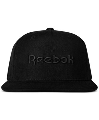 Reebok - Men's Logo Embroidered Flat-Brim Snapback Hat