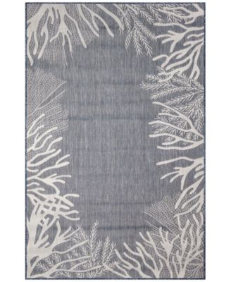 Liora Manne' - Carmel Reef Border 7'10"x9'10" Area Rug