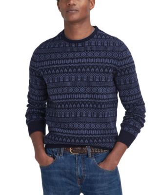 Barbour - Men's Stonebeck Classic-Fit Fair Isle Wool Crewneck Sweater
