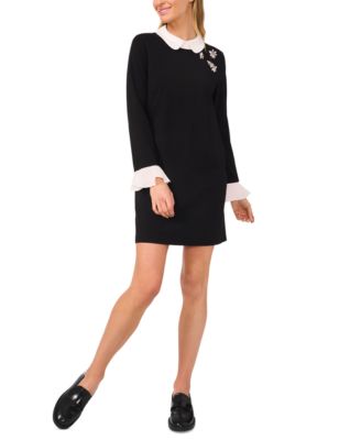 CeCe - Women's Collared Shift Dress