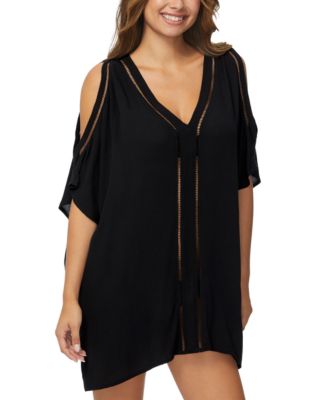 Raisins - Juniors' Samba Cold-Shoulder Cover-Up Tunic