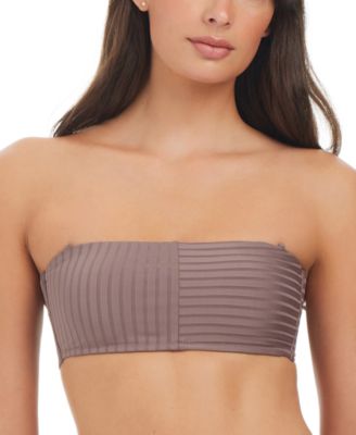Sanctuary - Women's Refresh Rib Bandeau Bikini Top