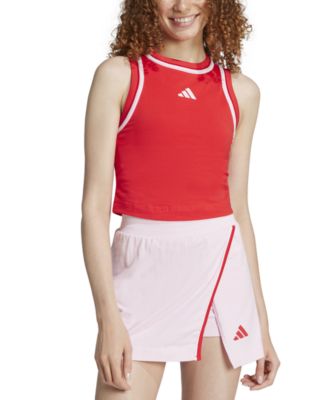 adidas - Women's Essentials Color Pop Cotton Cropped Tank
