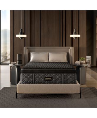 Beautyrest - Black Hybrid Series Four 16" Firm Apex Pillow Top Mattress Set - Twin XL