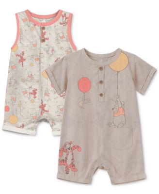 Disney - Baby Winnie-the-Pooh Rompers, 2 Pack