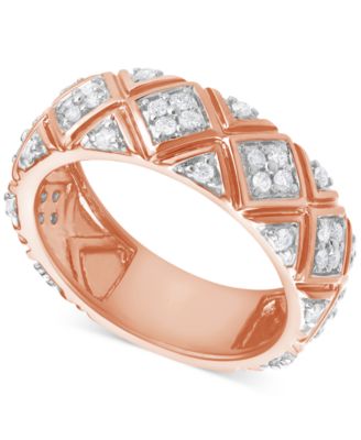 Macy's - Diamond Argyle Inspired Cluster Band (3/8 ct. t.w.) in 10k Rose Gold