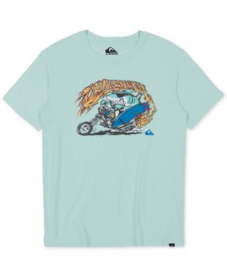 Quiksilver - Big Boys Chopper Shark Graphic Cotton T-Shirt