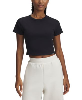 Under Armour - Women's Rival Ribbed Cropped T-Shirt