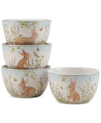 Certified International - Easter Meadow Ice Cream Bowls, Set of 4