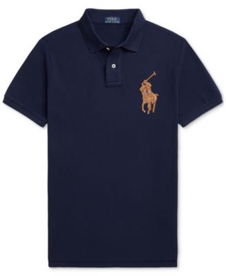 Polo Ralph Lauren - Men's Custom Slim Fit Leather-Pony Polo Shirt