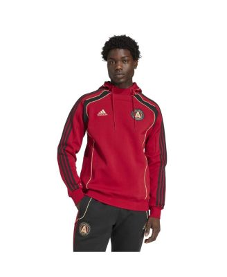 adidas - Men's Red Atlanta United FC 2025 Travel Pullover Hoodie