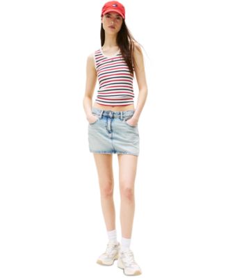 Tommy Jeans - Women's Essential Ribbed Striped Tank Top