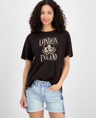 And Now This - Women's London Graphic T-Shirt, Exclusively at Macy's