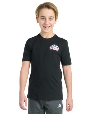 adidas - Big Boy Short Sleeve Soccer Graphic T-Shirt