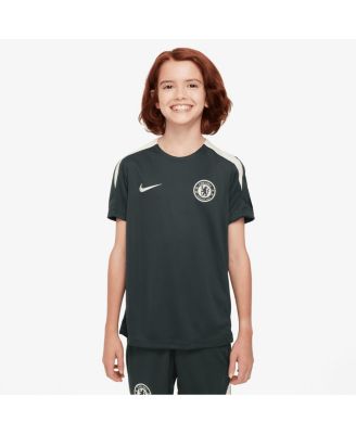 Nike - Big Boys and Girls Green Chelsea 2025/26 Strike Raglan Top