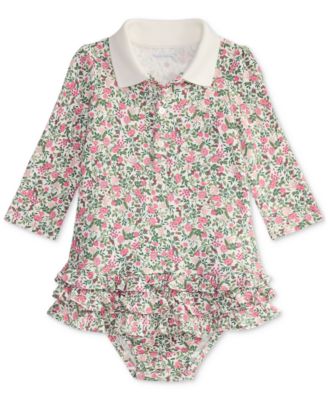 Polo Ralph Lauren - Baby Girls Ruffled Floral Dress