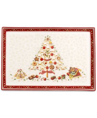 Villeroy & Boch - Winter Bakery Large Rectangular Cake Plate