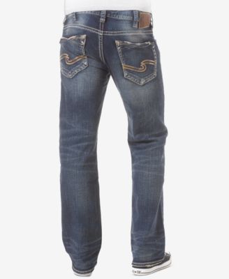 Silver Jeans Co. - Men's Zac Relaxed-Fit Straight Stretch Jeans