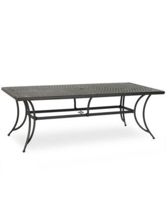 Agio - Wythburn Mix and Match 84"x 42" Cast Aluminum Outdoor Dining Table