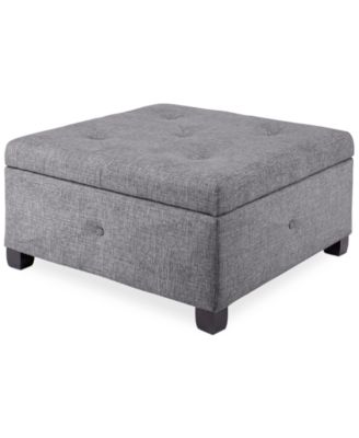 Furniture - Aspen Tufted Ottoman, Quick Ship