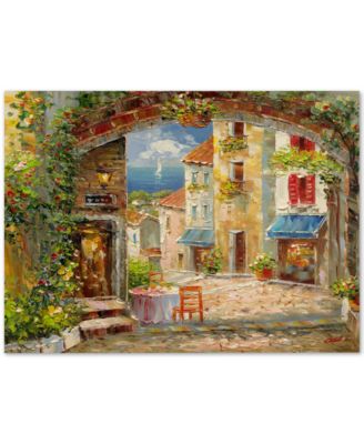 Trademark Global - Rio 'Capri Isle' Canvas Wall Art